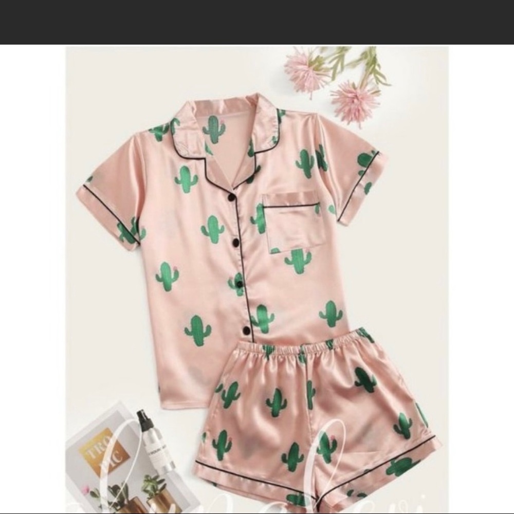 Comfy Cactus PJ’s available in S-M-L